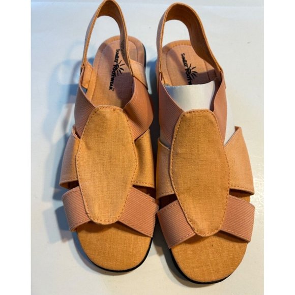 Women's Sunbay Footwear Sandals Size 9 Maggie Papaya Strappy - Picture 1 of 10